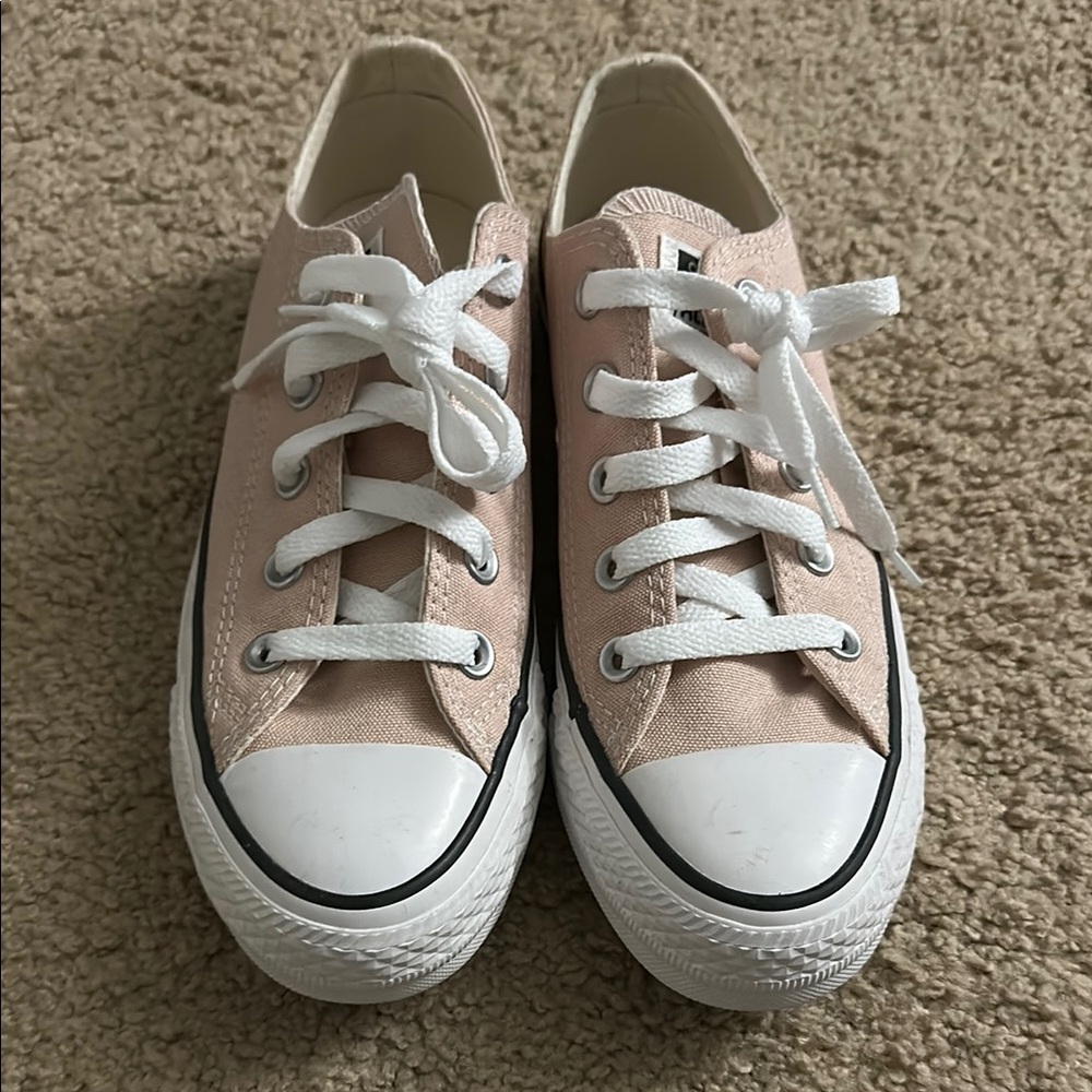 Converse Pink Canvas Sneakers